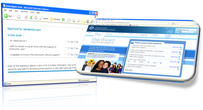 dynamic interviews with Web Determinations in Oracle Policy Automation